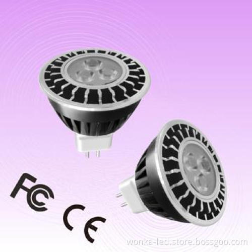 Warm white MR16 spoting light for bedroom lighting